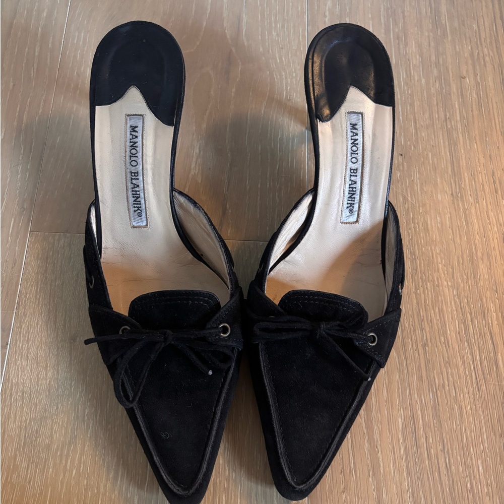 Manolo Blahnik Black Women's Shoes